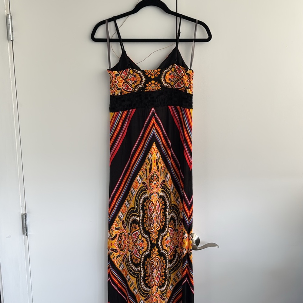 Boston Proper Multicolored Patterned Maxi Dress, … - image 5